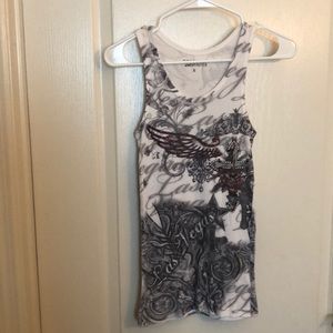 Buckle - Bling ribbed tank - never worn